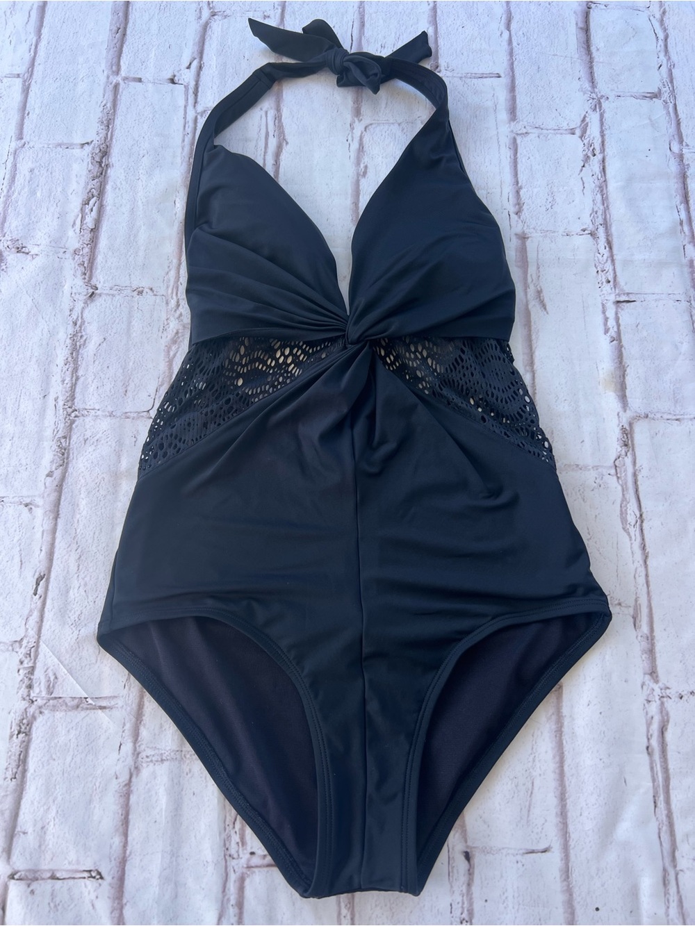 Laundry by Shelli Segal Swimsuit Medium Black
